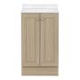 MUEBLE PARA BAÑO DE PISO NUEVO ORLEANS 18" BEIGE INCLUYE LAVABO