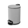 BOTE DE BASURA 5L GRIS MATE