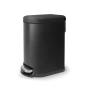 BOTE DE BASURA 5L NEGRO MATE