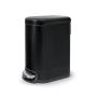 BOTE DE BASURA 5L NEGRO MATE TEXTURIZADO