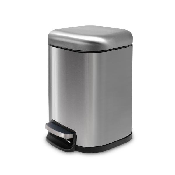 BOTE DE BASURA 6L ACERO INOXIDABLE