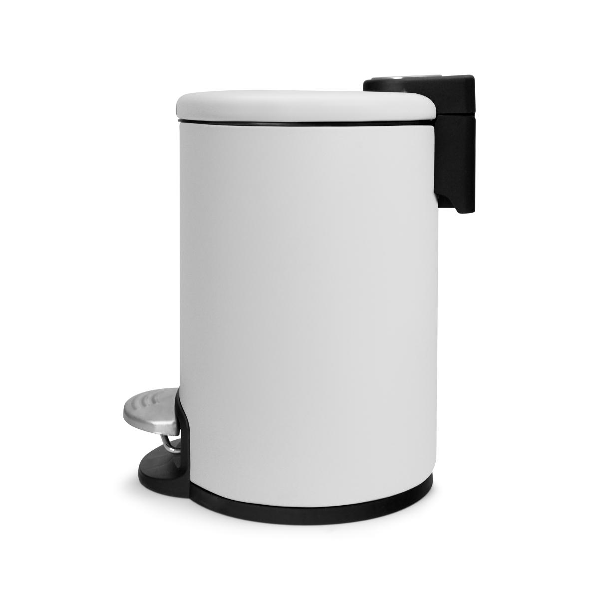 Bote de basura 3l blanco mate