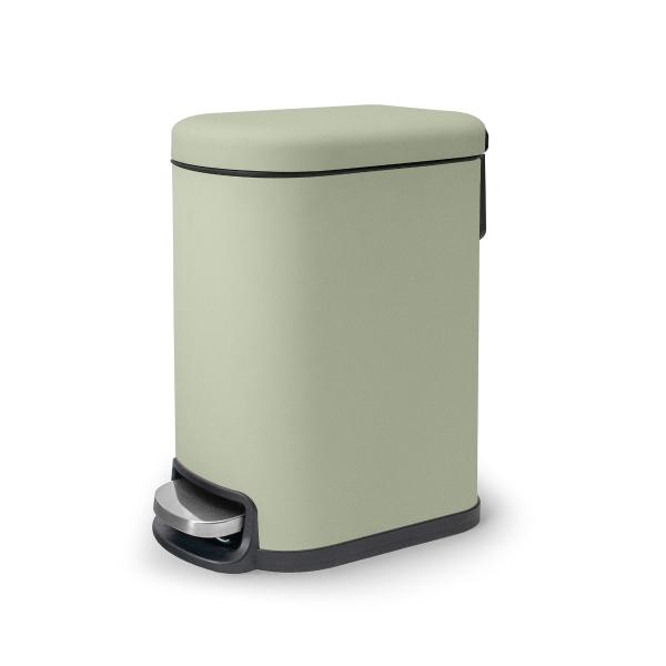 BOTE DE BASURA 5L VERDE ATERCIOPELADO