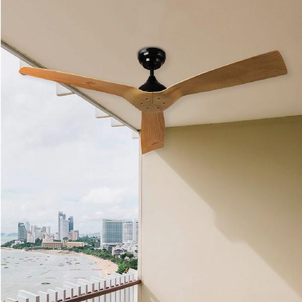 VENTILADOR DE TECHO AQUA 52 "NEGRO