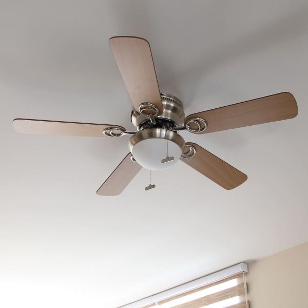 VENTILADOR DE TECHO METRO 42" PLATEADO