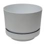 MACETA CD106 BLANCA 6" CON PLATO