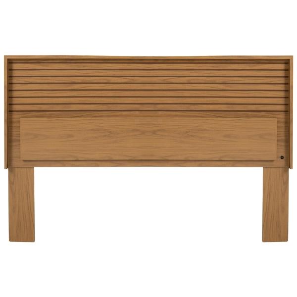 CABECERA CON LUZ KING SIZE COLOR NATURAL - MADERA INDUSTRIALIZADA