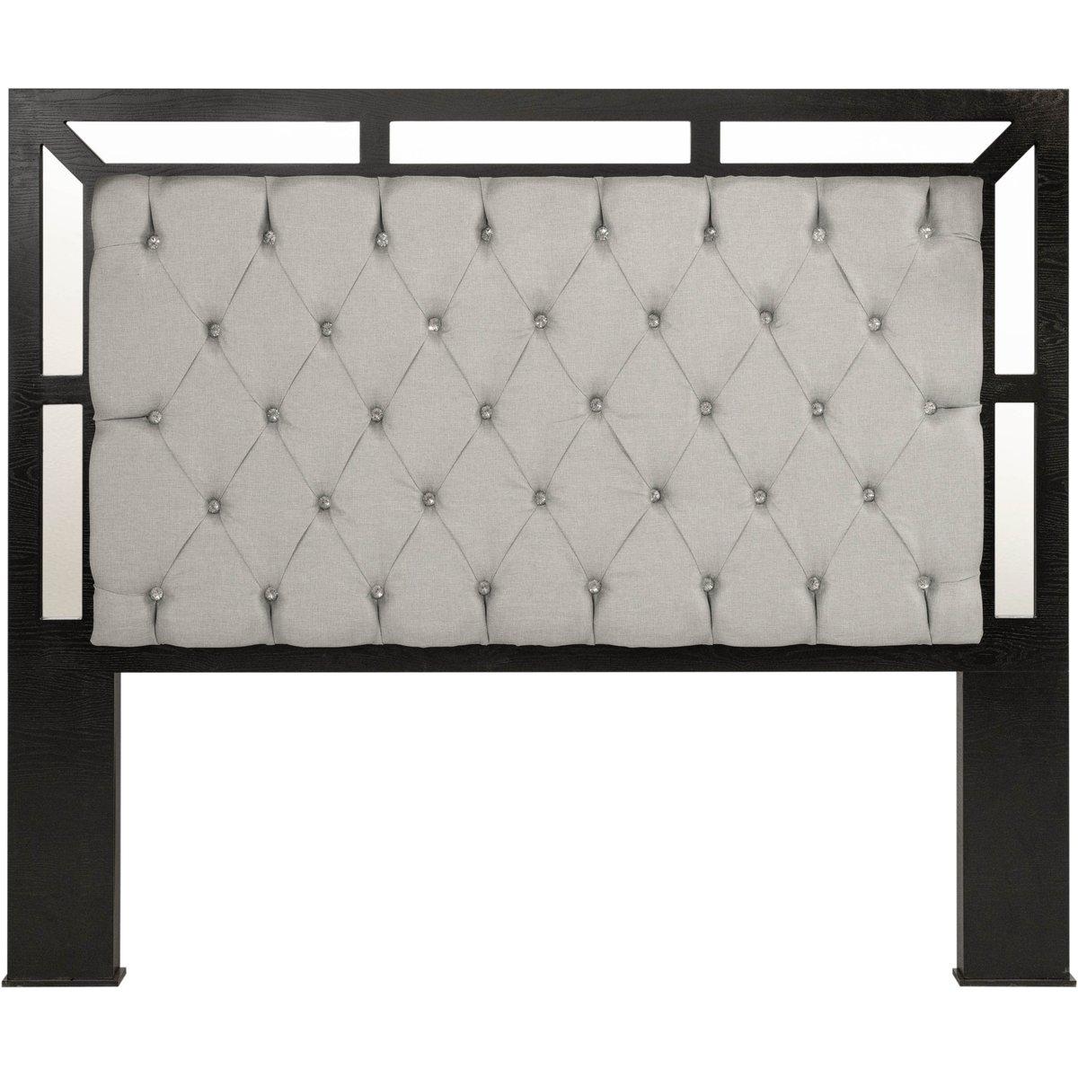 Cabecera tapizada king size color chocolate - madera industrializada