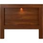 CABECERA CON LUZ KING SIZE COLOR NOGAL - MELAMINA
