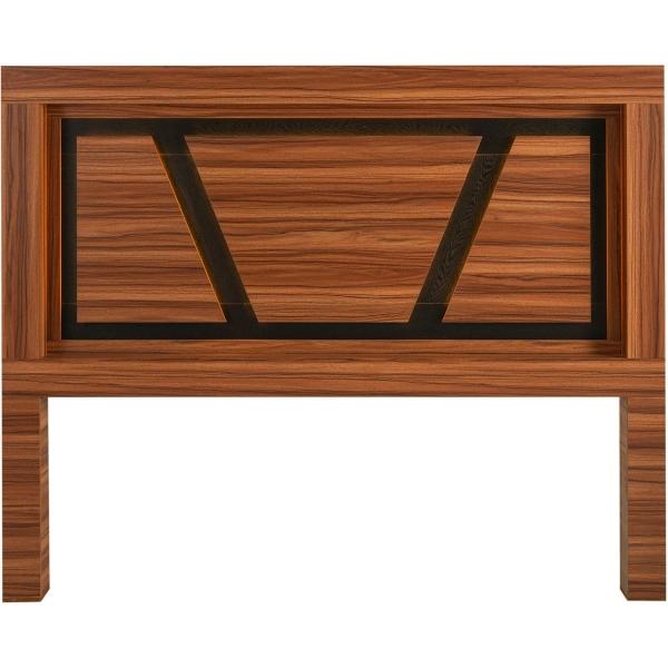 CABECERA CON LUZ KING SIZE COLOR NOGAL - MELAMINA