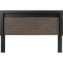 CABECERA CON LUZ KING SIZE COLOR CHOCOLATE - MADERA INDUSTRIALIZADA