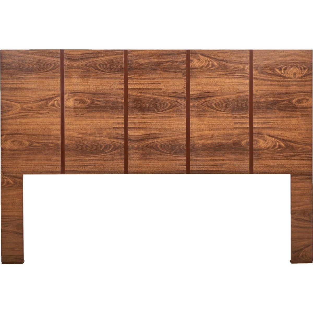 Cabecera king size color nogal - madera mdf