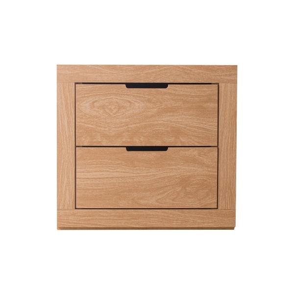 BURÓ CON 2 CAJONES COLOR NATURAL - MADERA INDUSTRIALIZADA