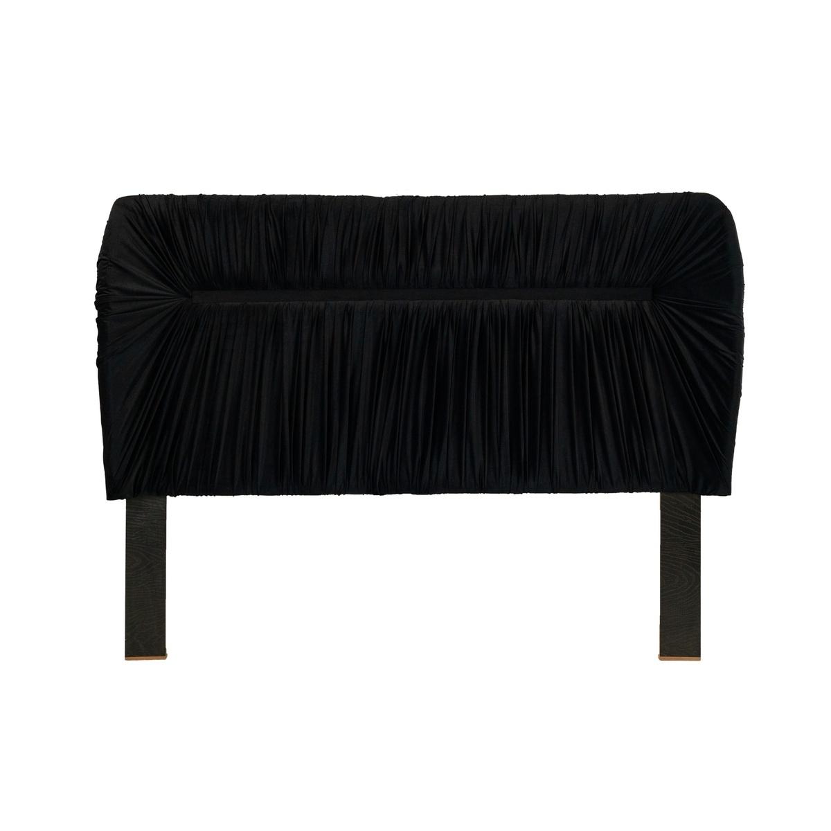 Cabecera king size color negro - tapizado