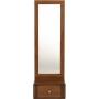 ESPEJO DE CUERPO COMPLETO / DE PIE CON 1 CAJÓN COLOR PAROTA - MADERA INDUSTRIALIZADA