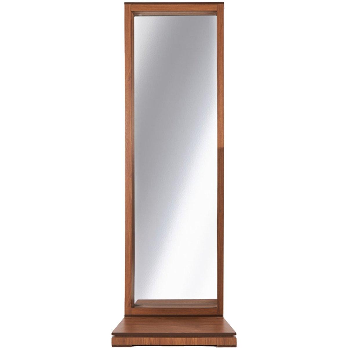 Espejo de cuerpo completo / de pie color nogal - madera mdf y melamina