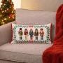 COJIN NAVIDEÑO CASCANUECEZ 25 X 45CM