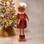 PELUCHE NAVIDEÑO GALLETA DE GENGIBRE NIÑA 1M