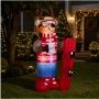 INFLABLE NAVIDEÑO RENO DESPUES DE ESQUIAR 1.9M