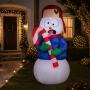 INFLABLE NAVIDEÑO MONO DE NIEVE BRAIN FREEZE 1.8M