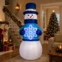 INFLABLE NAVIDEÑO MONO DE NIEVE 2.1M