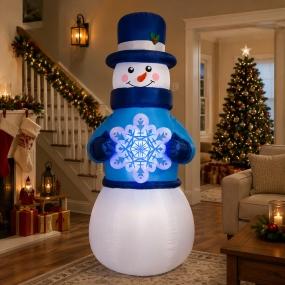 INFLABLE NAVIDEÑO MONO DE NIEVE 2.1M