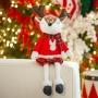 PELUCHE NAVIDEÑO RENO ROJO POLIÉSTER 55 CM