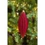 COLGANTE NAVIDEÑO BURGUNDY VELVET 20CM