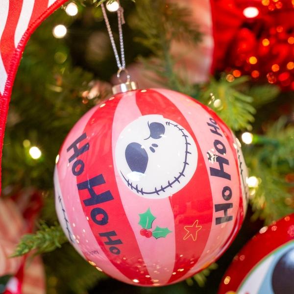 COLGANTE NAVIDEÑO JACK 1 PIEZA 10 CM MULTICOLOR BRILLANTE 2 DISEÑOS DIFERENTES