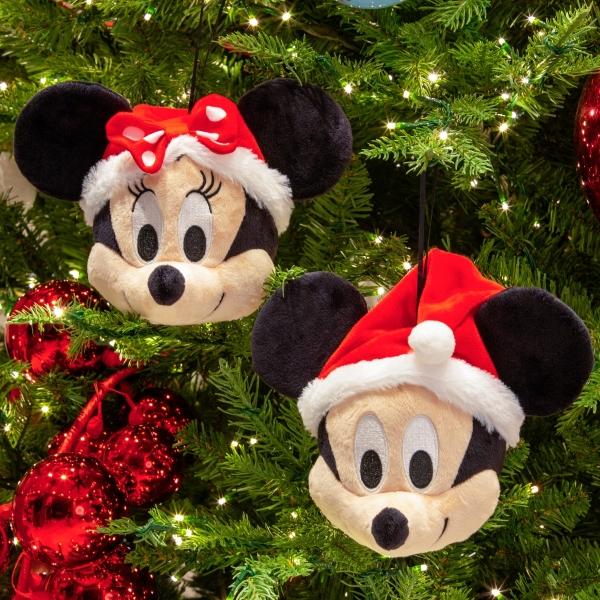 COLGANTE NAVIDEÑO PELUCHE MICKEY / MINNIE 1 PIEZA 20 CM DOS DISEÑOS DIFERENTES