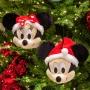 COLGANTE NAVIDEÑO PELUCHE MICKEY / MINNIE 1 PIEZA 20 CM DOS DISEÑOS DIFERENTES