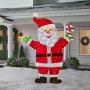 FIGURA NAVIDEÑA SANTA CLAUS YULETIDE MULTICOLOR CON LUZ LED 254 CM