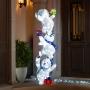 FIGURA NAVIDEÑA TORRE DE OSOS BLANCOS CON LUZ LED 218 M