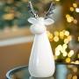 RENO NAVIDEÑO CERAMICA 35CM