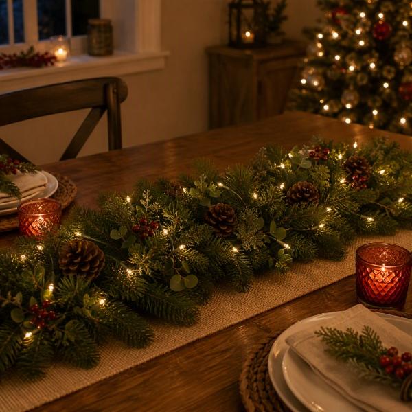 LUCES NAVIDEÑAS MINI VINTAGE LED BLANCO CÁLIDO 7.31 M 150 FOCOS