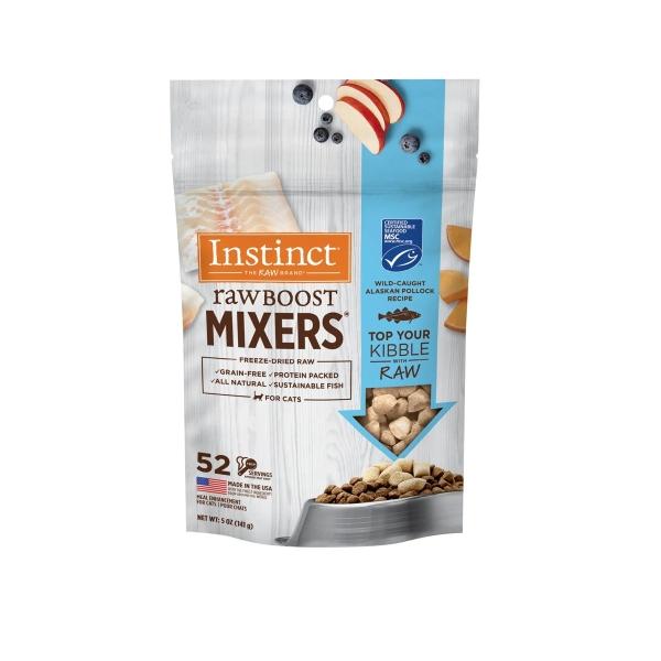 INSTINCT RAW BOOST MIXERS POLLO LIOFILIZADO PATA GATOS TOPPER NUTRITIVO Y NATURAL 5 OZ