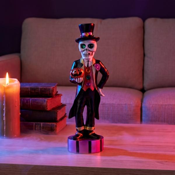 DECORACIÓN CASCANUECES ESQUELETO 48 CM