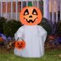 INFLABLE CALABAZA FANTASMA 1M