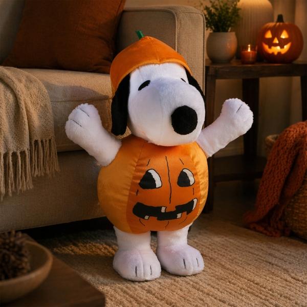 DECORACIÓN SNOOPY EN DISFRAZ DE CALABAZA 53 CM