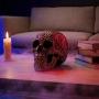 DECORACIÓN CALAVERA GÓTICA 20CM POLIRESINA