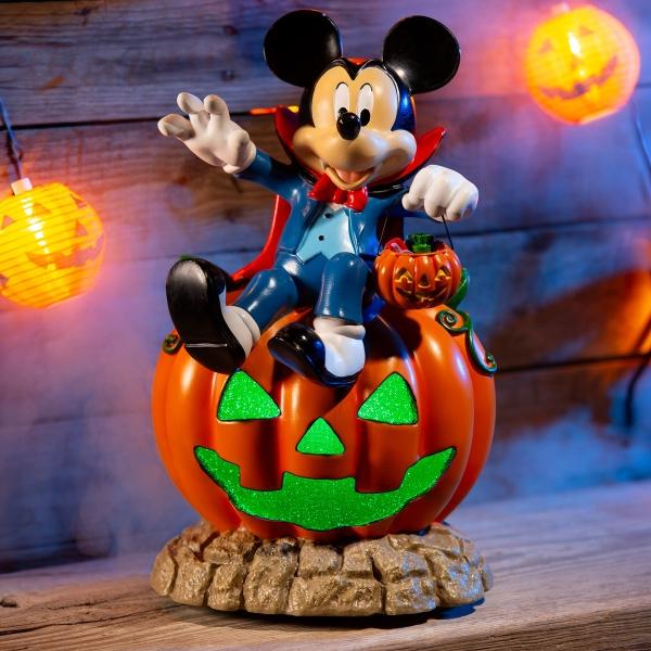 DECORACIÓN DISNEY MICKEY EN CALABAZA 34 CM CON LUZ LED