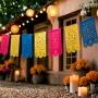 DECORACION DÍA DE MUERTOS GUIRNALDA 1.8 M