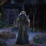 ANIMATRONIC BRUJA MACABRA CON SERPIENTE 1.7 M