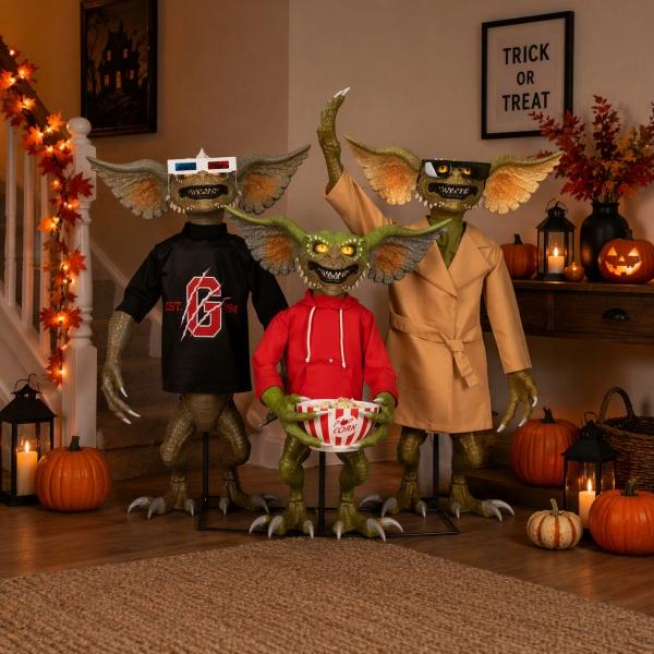 ANIMATRONIC SET DE 3 GREMLINS 1.2 M CON LUZ LED