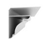 CORNISA SUPERIOR CONCAVA 2.90M BLANCA