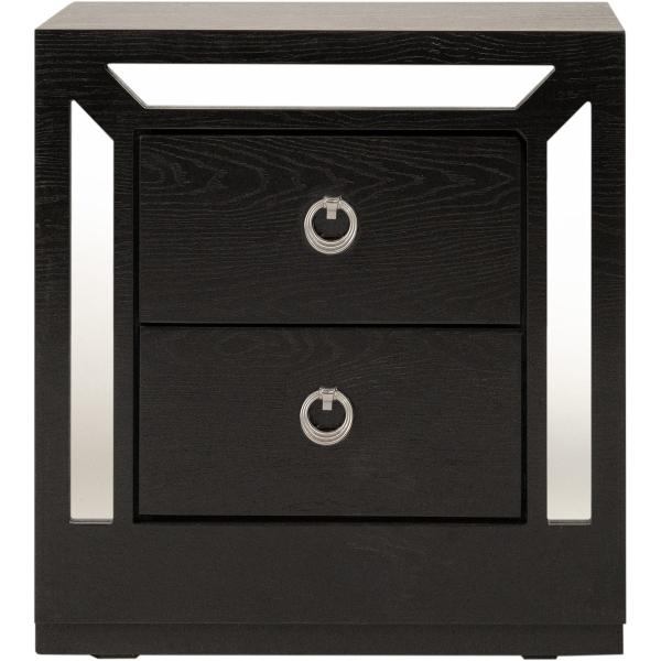 BURÓ CON 2 CAJONES COLOR CHOCOLATE - MADERA INDUSTRIALIZADA