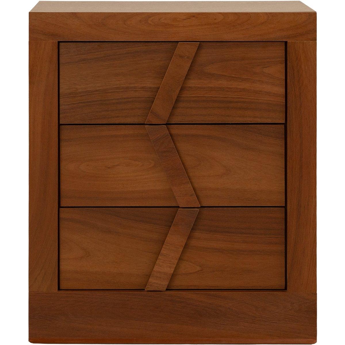 Buró con 3 cajones color parota - melamina