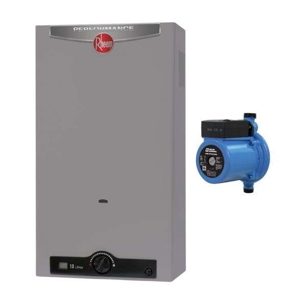 COMBO CALENTADOR INSTANTANEO NAT 13L Y BOMBA PRESURIZADORA 1/3 HP