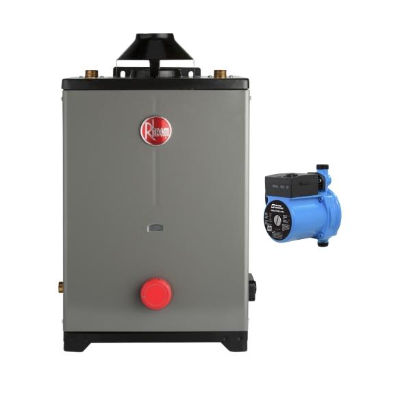COMBO CALENTADOR INSTANTANEO NAT 8L Y BOMBA PRESURIZADORA 1/6 HP