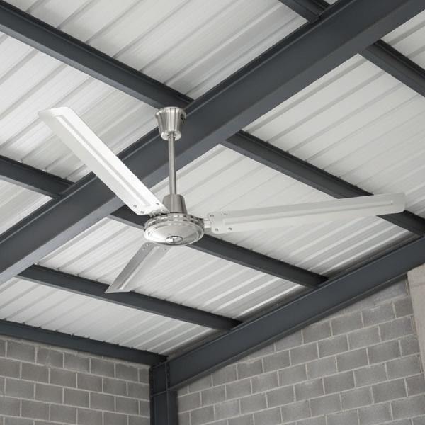 VENTILADOR DE TECHO CENTAURO SIN LUZ 56" PLATEADO